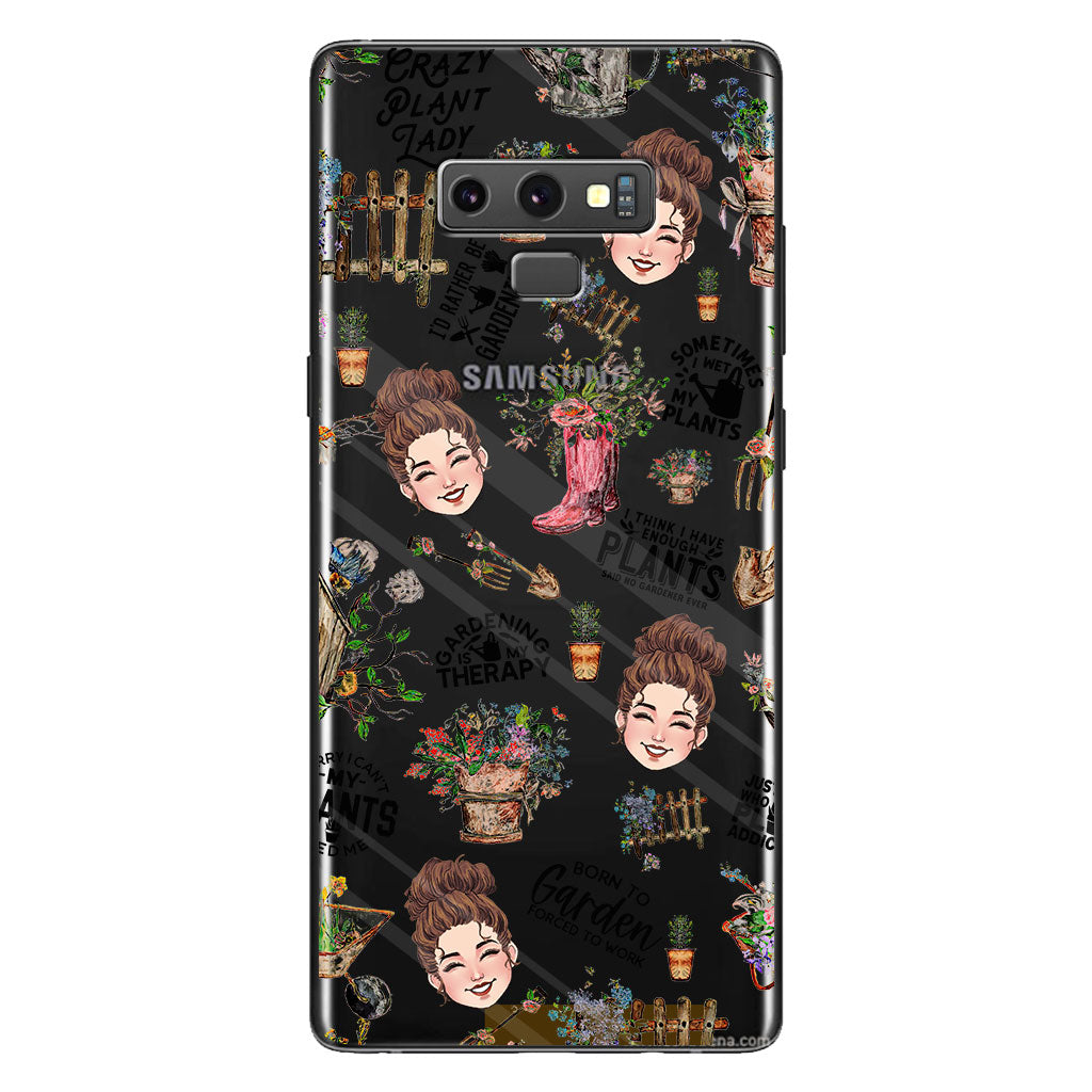I Did Gardening Since Birth - Personalized Gardening Clear Phone Case