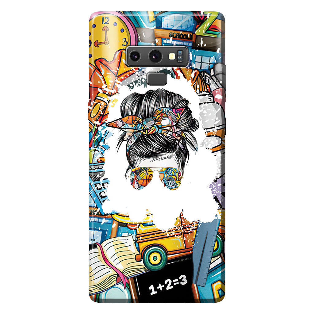 Coque de téléphone personnalisée « Vie d'enseignant »