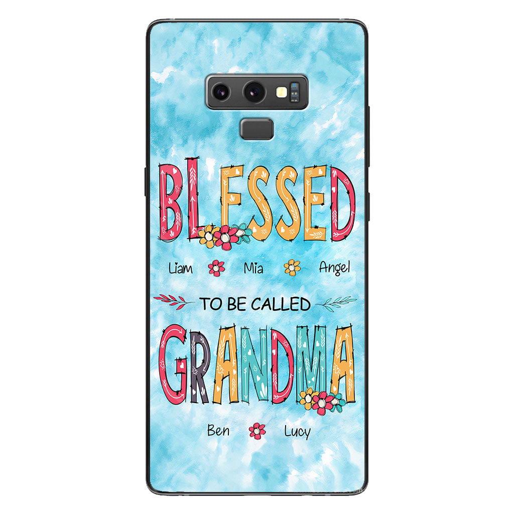 Heureuse d'être appelée grand-mère - Coque de téléphone personnalisée pour grand-mère