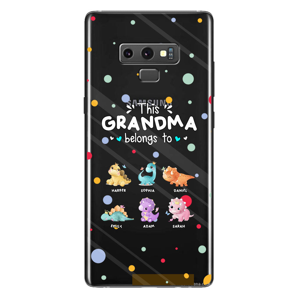 Cette coque de téléphone transparente personnalisée est à la disposition de mamie, tante, oncle, papi, maman, papa. Cadeau idéal pour grand-mère, tante, oncle, maman, papa.