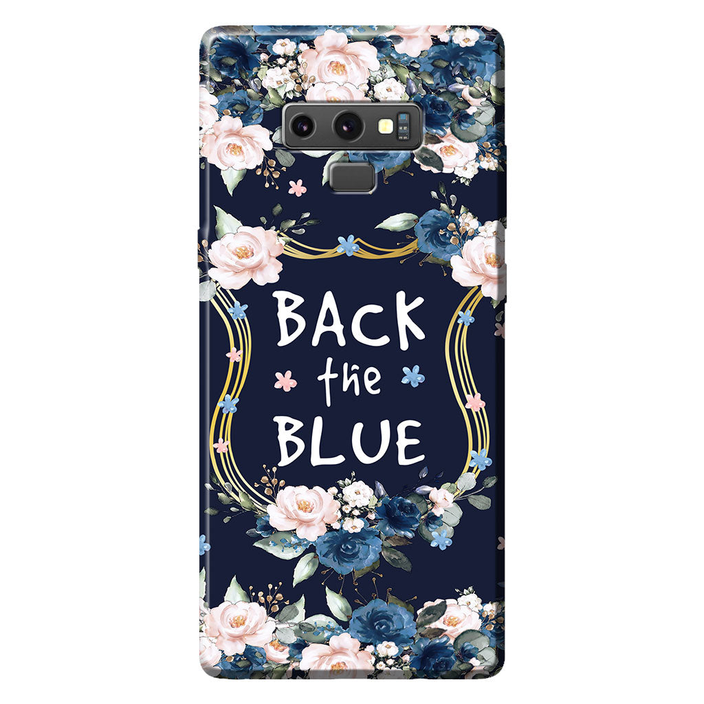 Étui de téléphone pour policier (insigne bleu) 062021