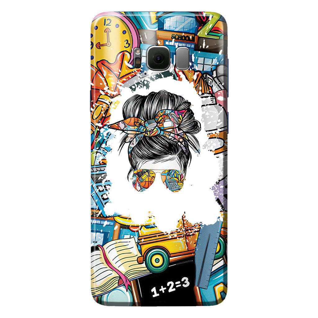 Coque de téléphone personnalisée « Vie d'enseignant »