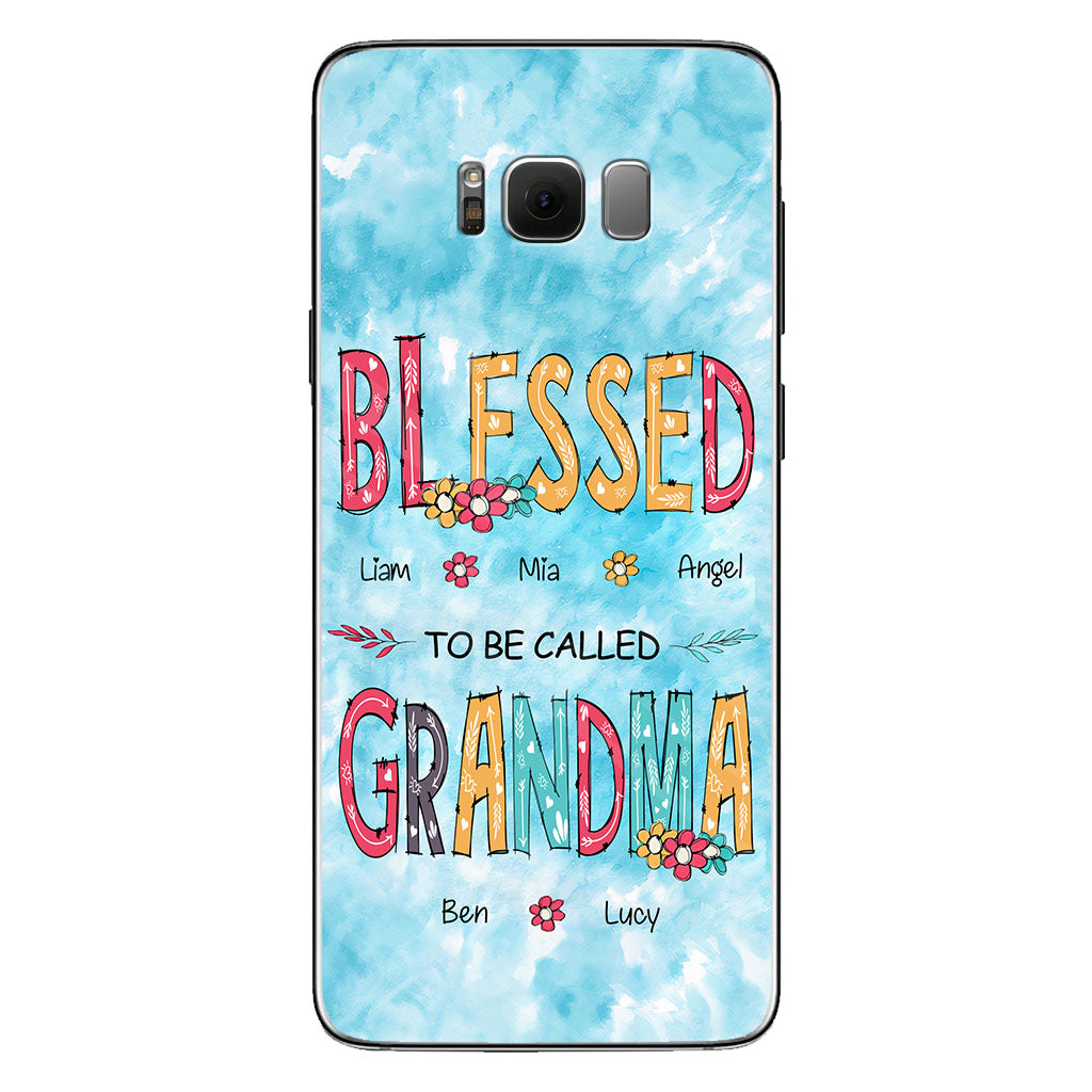 Heureuse d'être appelée grand-mère - Coque de téléphone personnalisée pour grand-mère