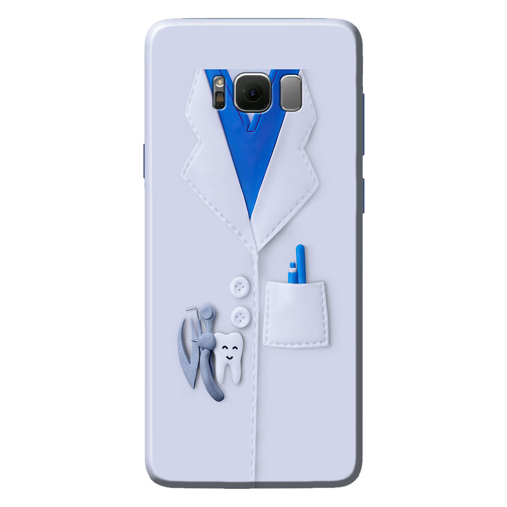 Coque de téléphone personnalisée avec motif dentiste en 3D