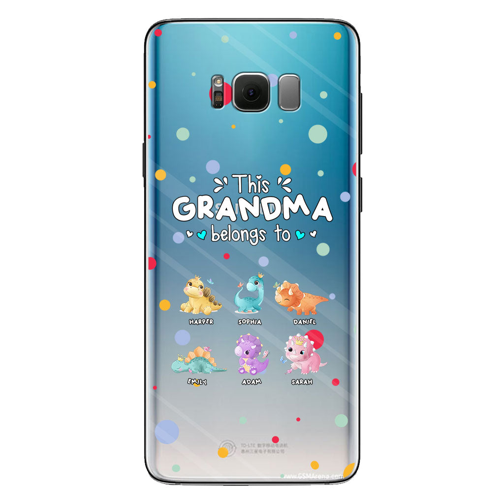 Cette coque de téléphone transparente personnalisée est à la disposition de mamie, tante, oncle, papi, maman, papa. Cadeau idéal pour grand-mère, tante, oncle, maman, papa.