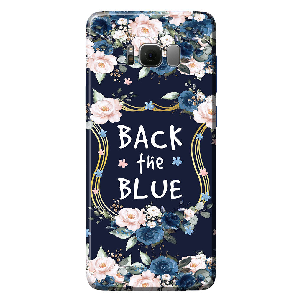 Étui de téléphone pour policier (insigne bleu) 062021