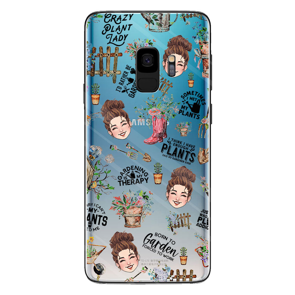 I Did Gardening Since Birth - Personalized Gardening Clear Phone Case