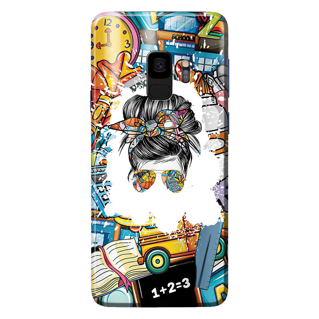 Coque de téléphone personnalisée « Vie d'enseignant »