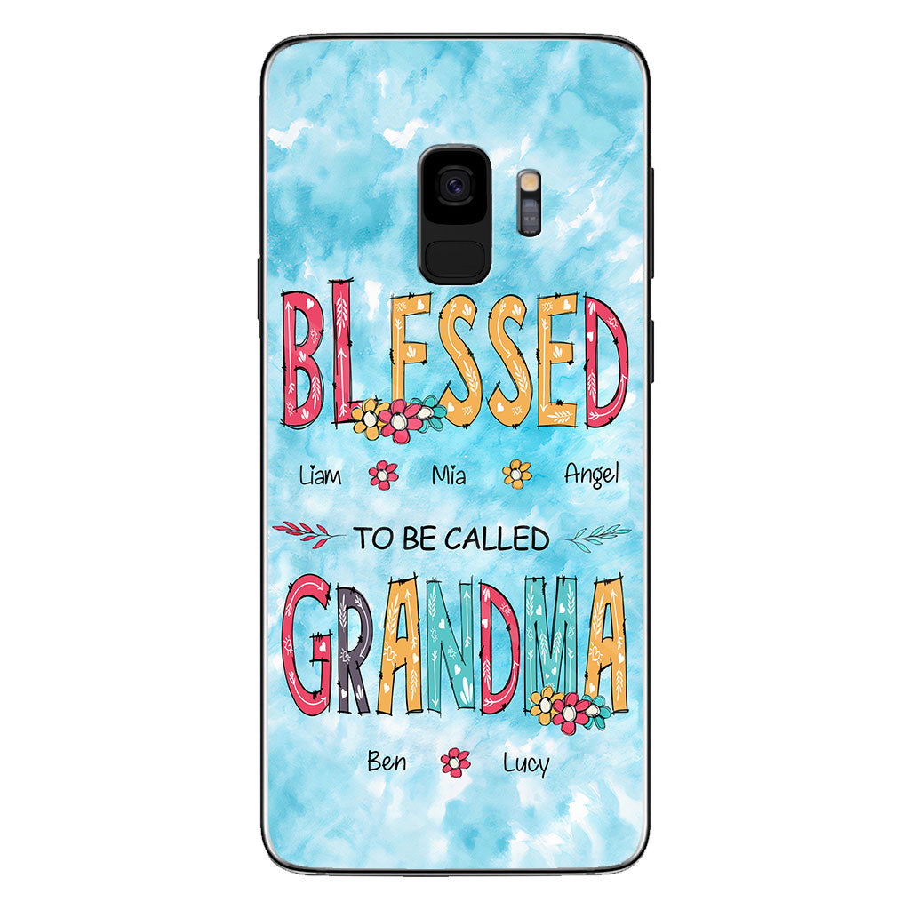 Heureuse d'être appelée grand-mère - Coque de téléphone personnalisée pour grand-mère