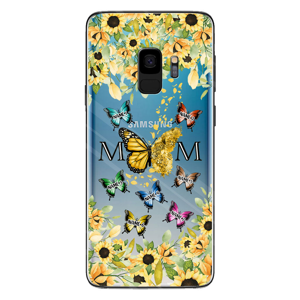 Nous t'aimons - Coque de téléphone transparente personnalisée pour maman