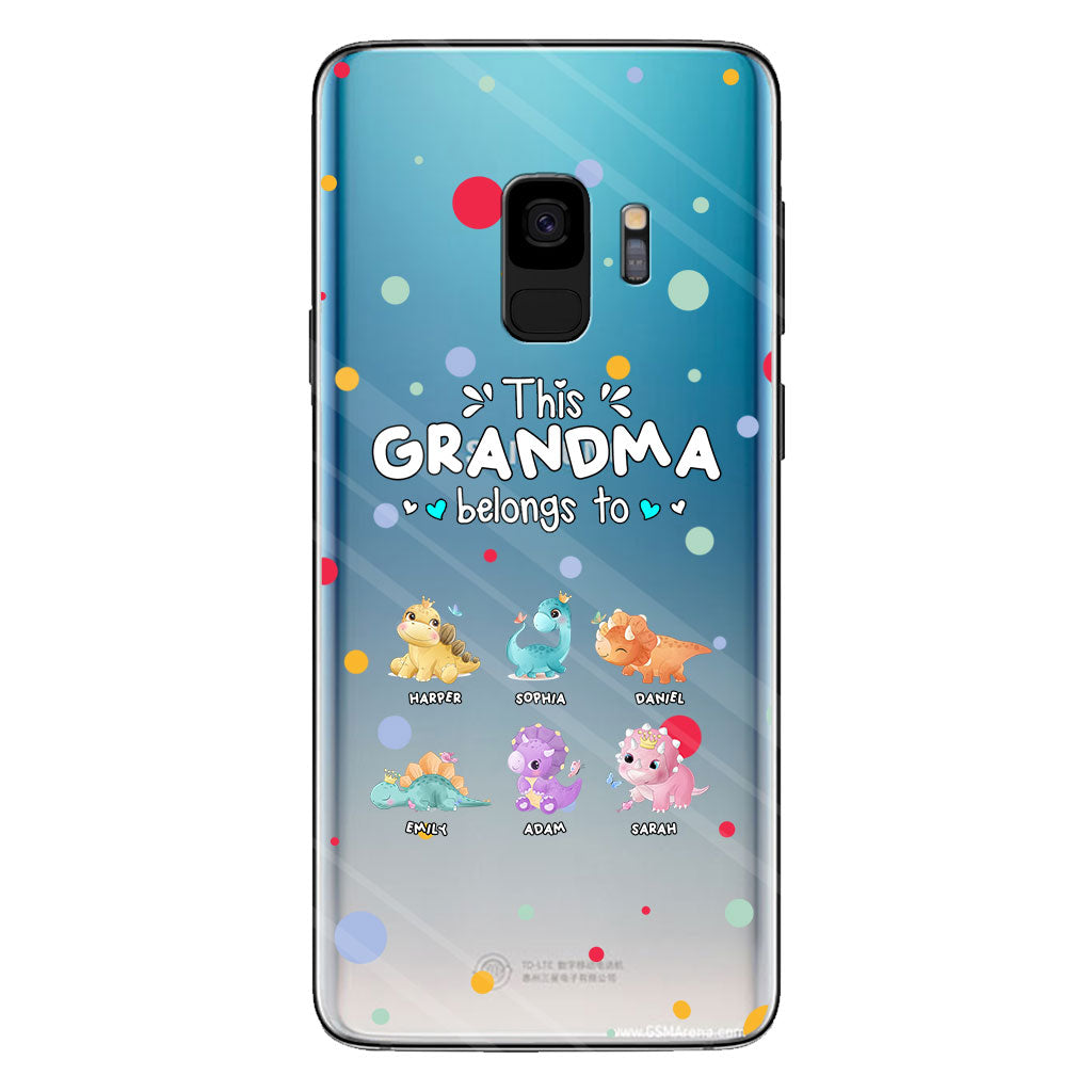 Cette coque de téléphone transparente personnalisée est à la disposition de mamie, tante, oncle, papi, maman, papa. Cadeau idéal pour grand-mère, tante, oncle, maman, papa.