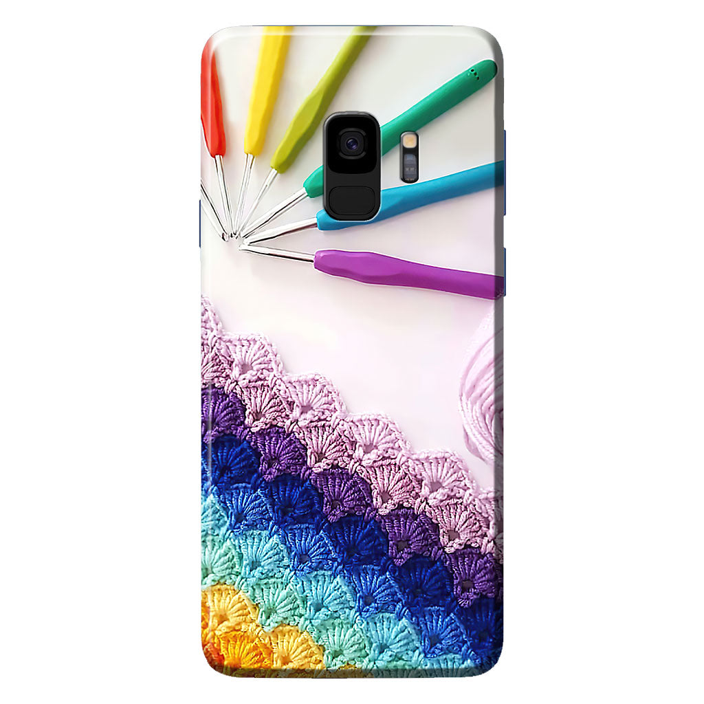 Coque de téléphone imprimée avec motif tricot 3D 062021