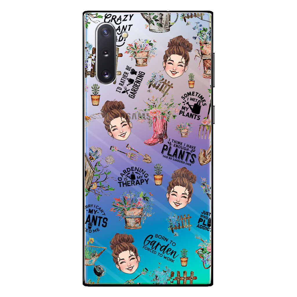 I Did Gardening Since Birth - Personalized Gardening Clear Phone Case