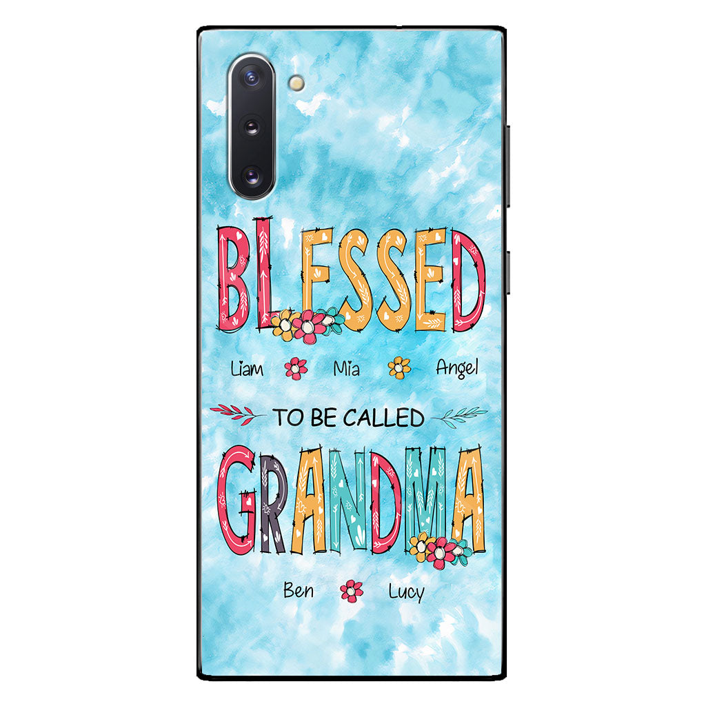 Heureuse d'être appelée grand-mère - Coque de téléphone personnalisée pour grand-mère