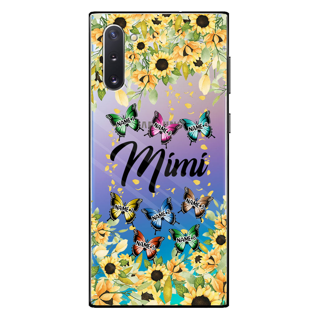 Nous t'aimons - Coque de téléphone transparente personnalisée pour grand-mère