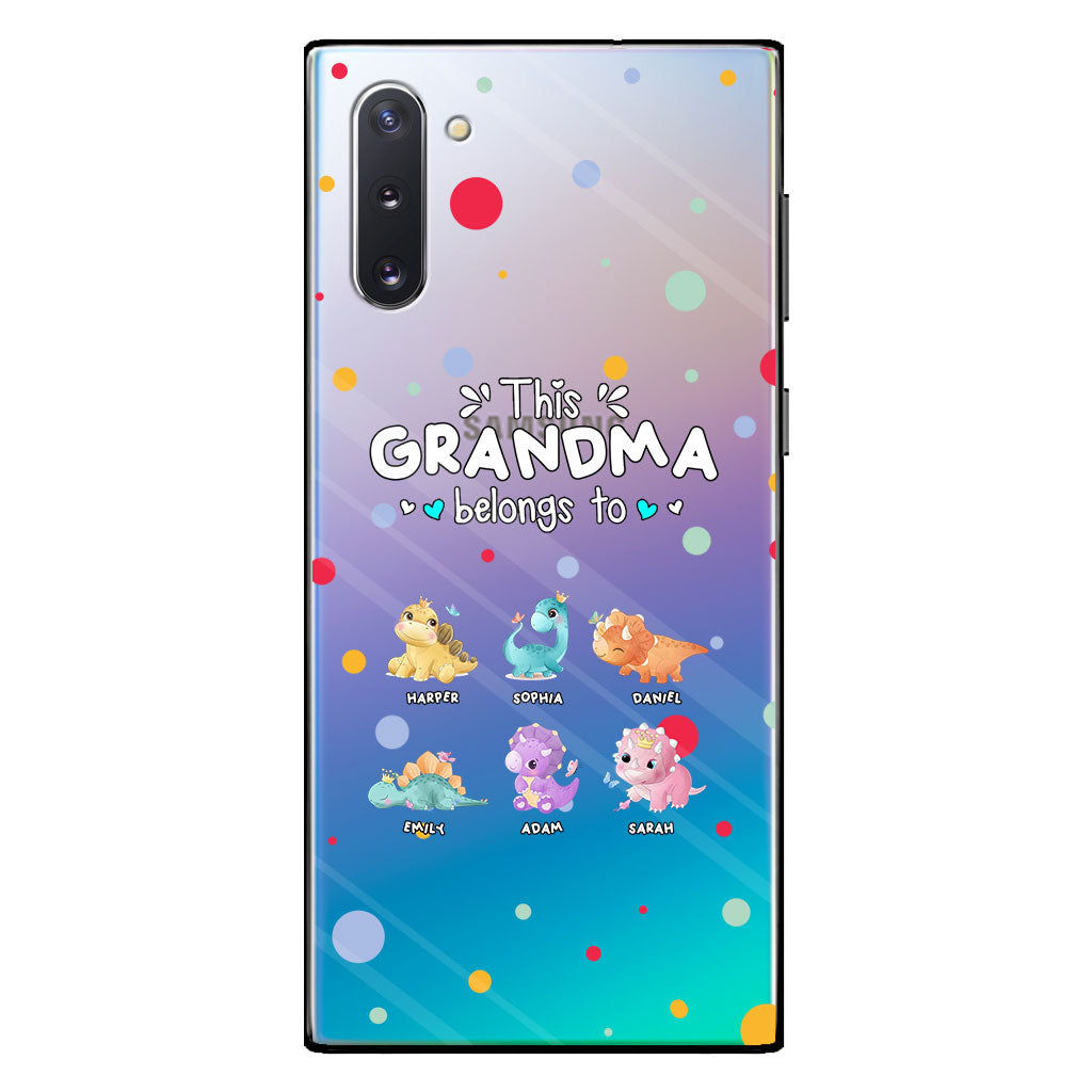 Cette coque de téléphone transparente personnalisée est à la disposition de mamie, tante, oncle, papi, maman, papa. Cadeau idéal pour grand-mère, tante, oncle, maman, papa.
