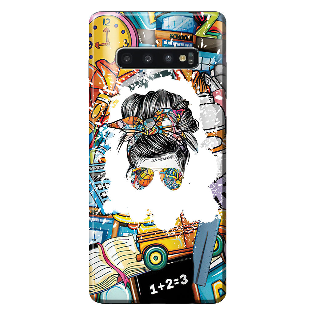 Coque de téléphone personnalisée « Vie d'enseignant »