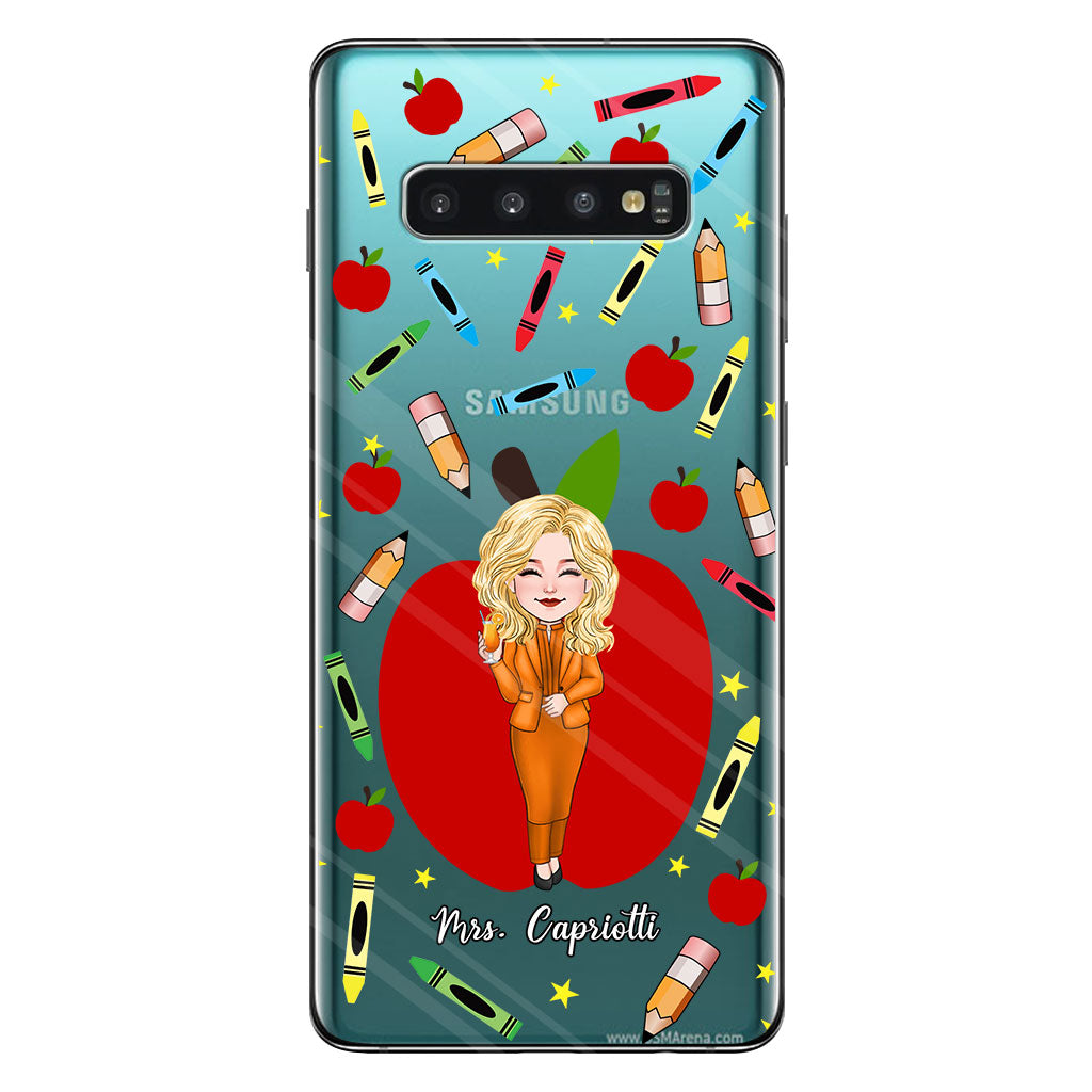 Thank You Teacher - Personalized Teacher Clear Phone Case