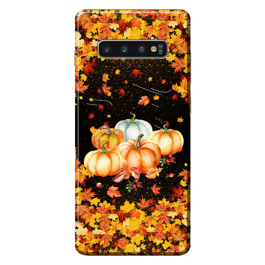 Autumn Cat Personalized Phone Case
