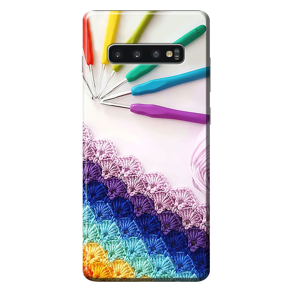 Coque de téléphone imprimée avec motif tricot 3D 062021