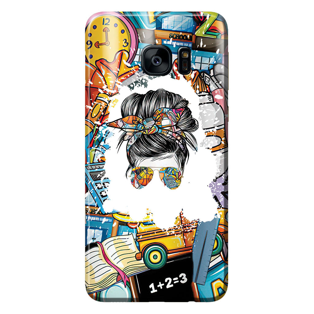 Coque de téléphone personnalisée « Vie d'enseignant »
