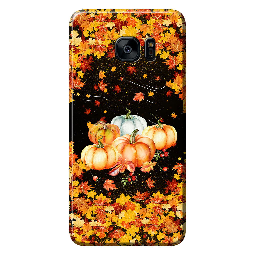 Autumn Cat Personalized Phone Case