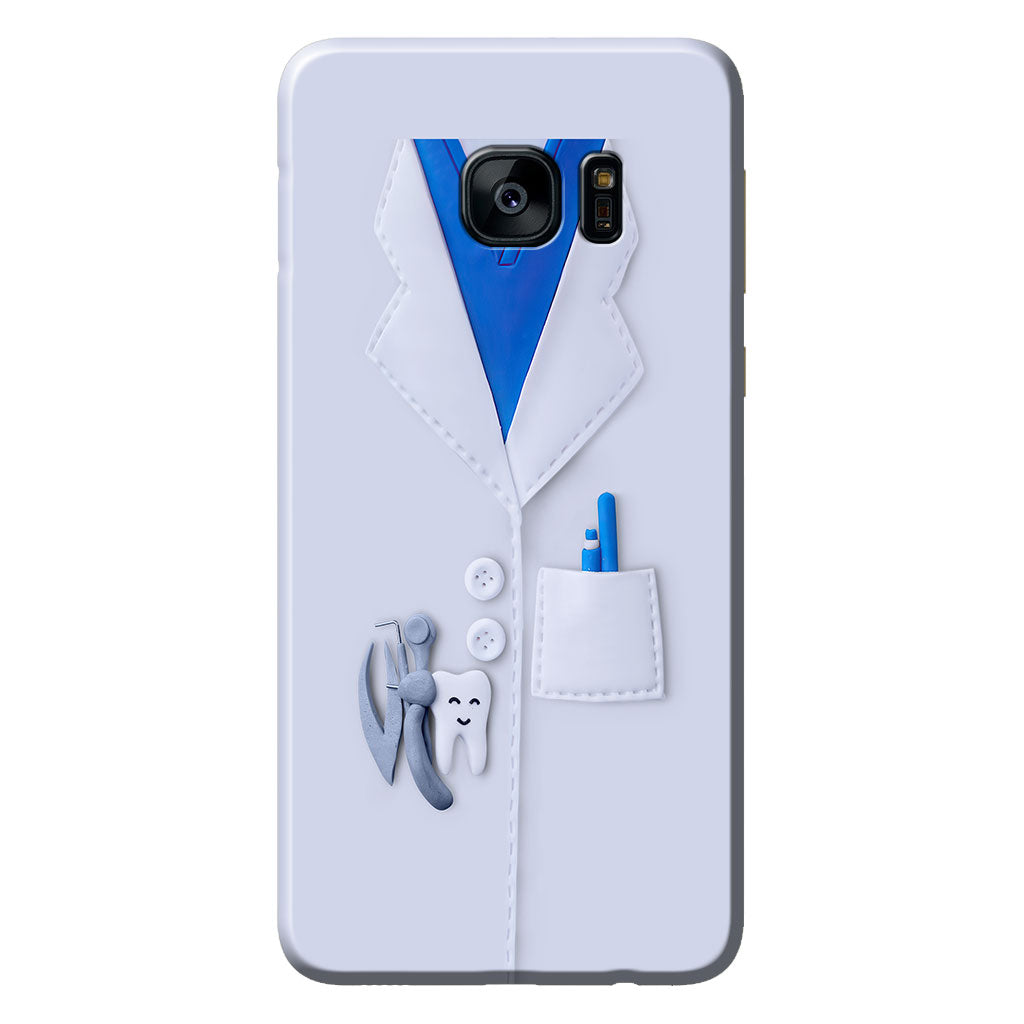 Coque de téléphone personnalisée avec motif dentiste en 3D