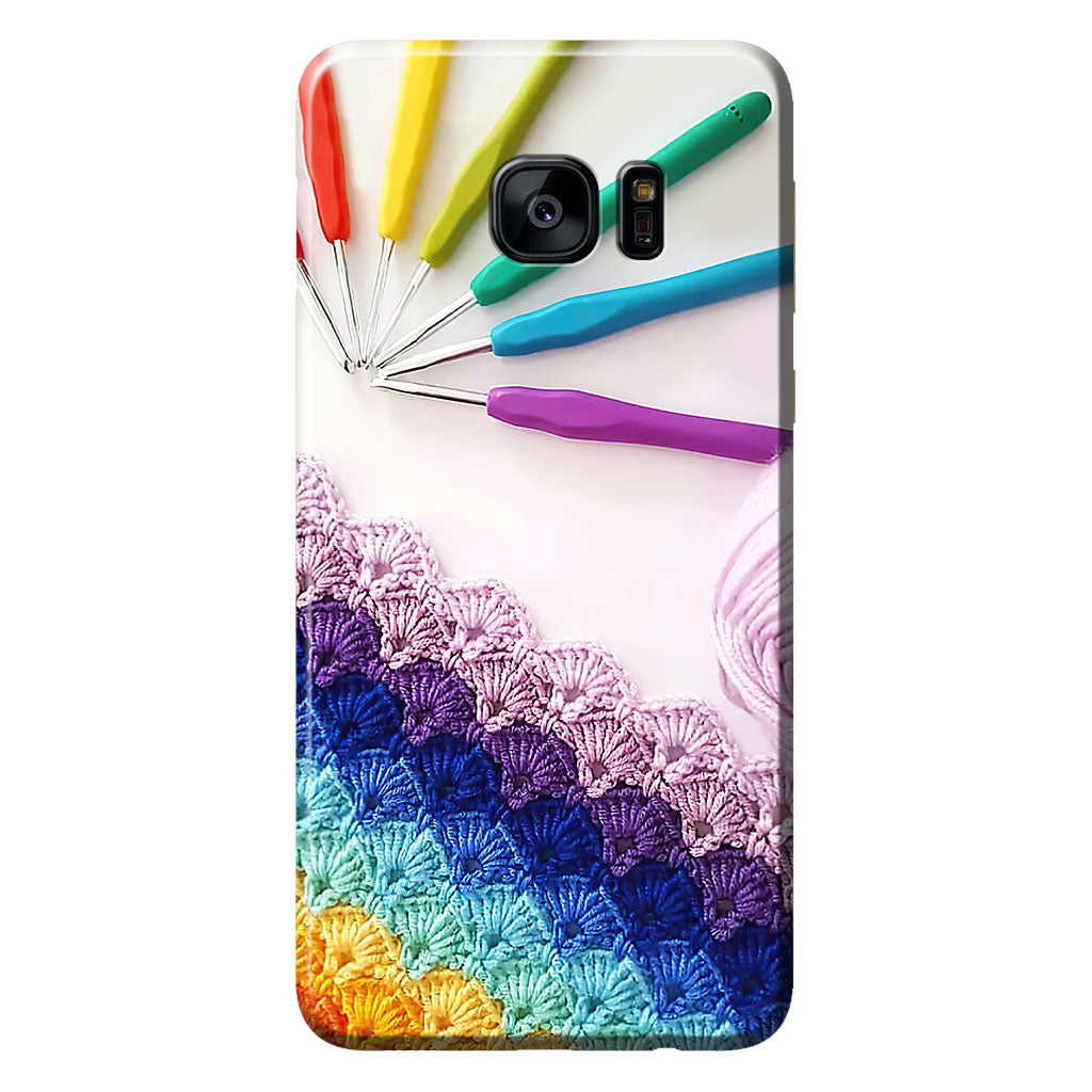 Coque de téléphone imprimée avec motif tricot 3D 062021
