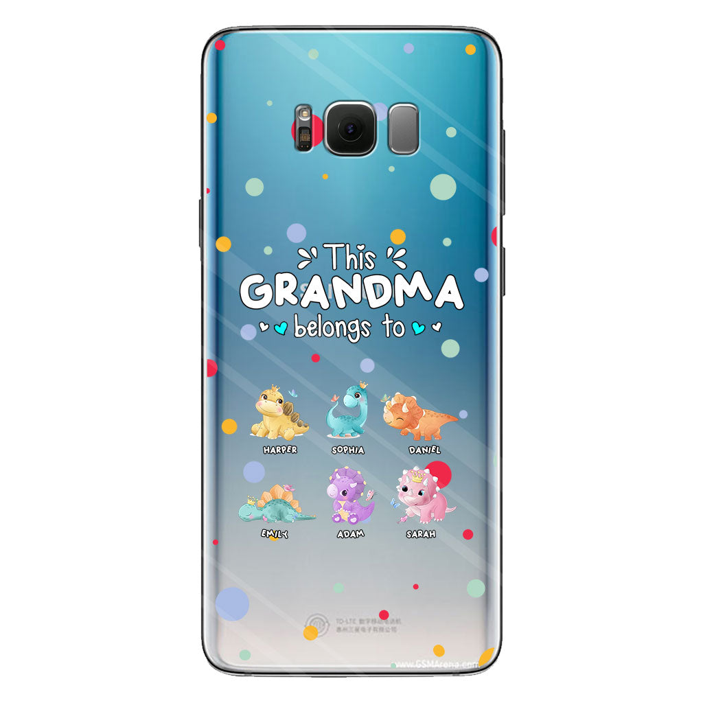 Cette coque de téléphone transparente personnalisée est à la disposition de mamie, tante, oncle, papi, maman, papa. Cadeau idéal pour grand-mère, tante, oncle, maman, papa.