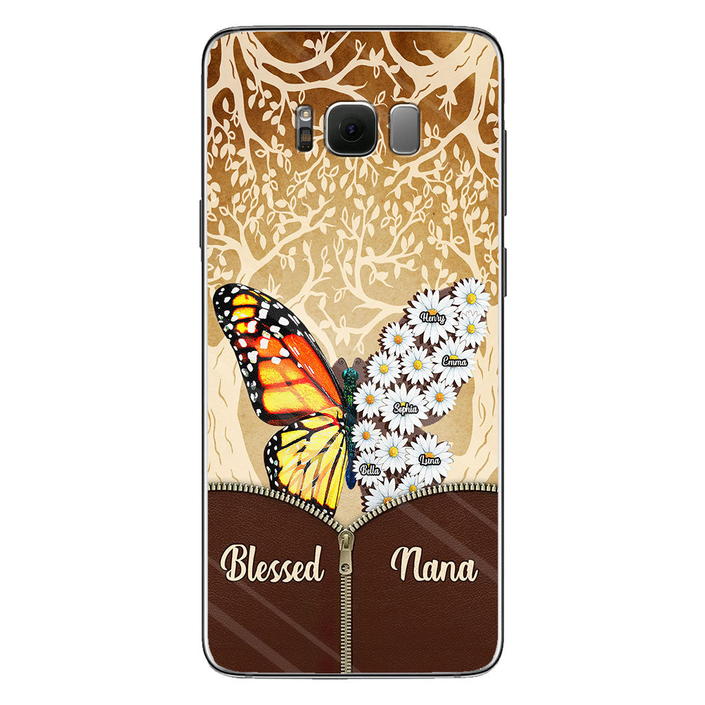 Coque de téléphone personnalisée Butterfly Daisy - Grand-mère
