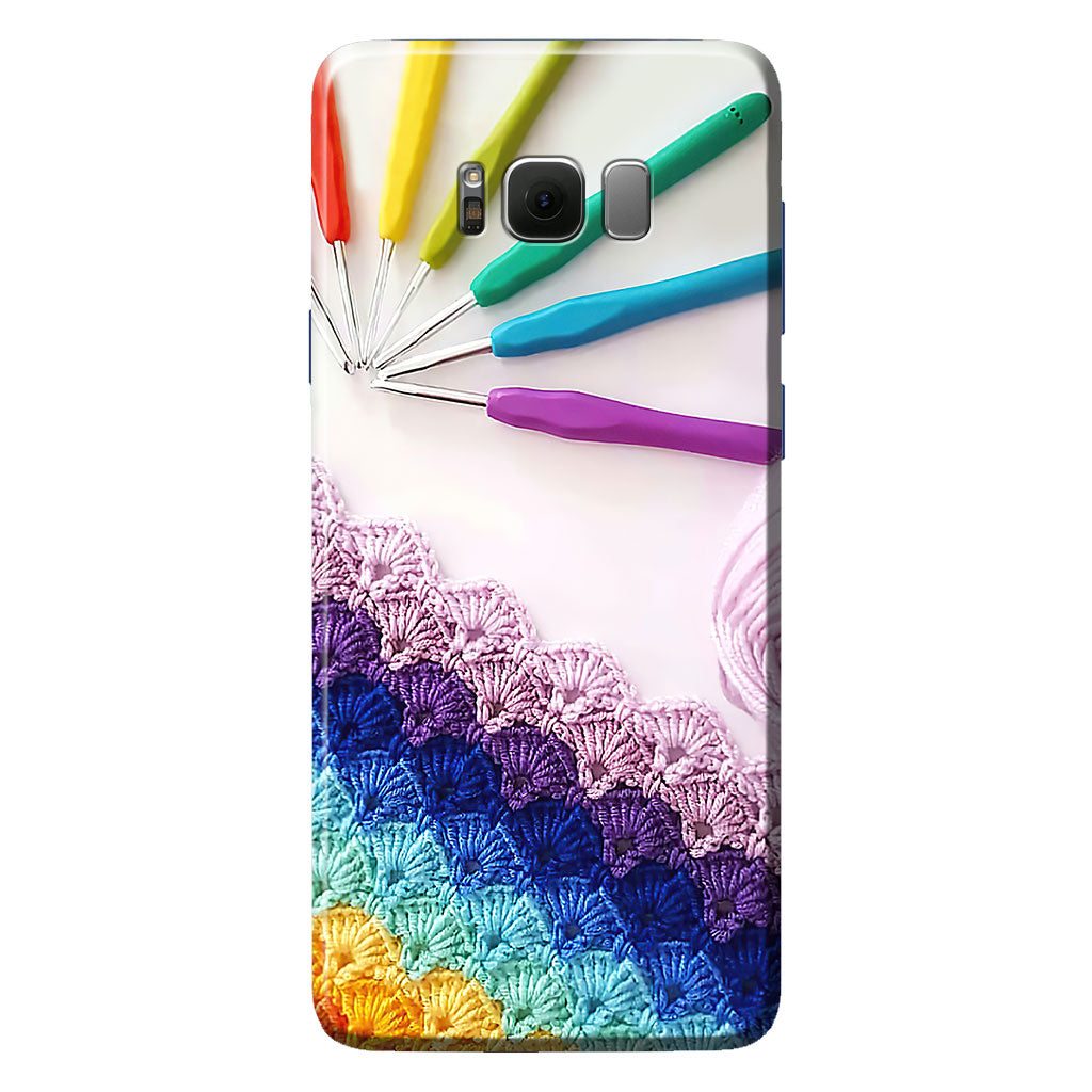 Coque de téléphone imprimée avec motif tricot 3D 062021