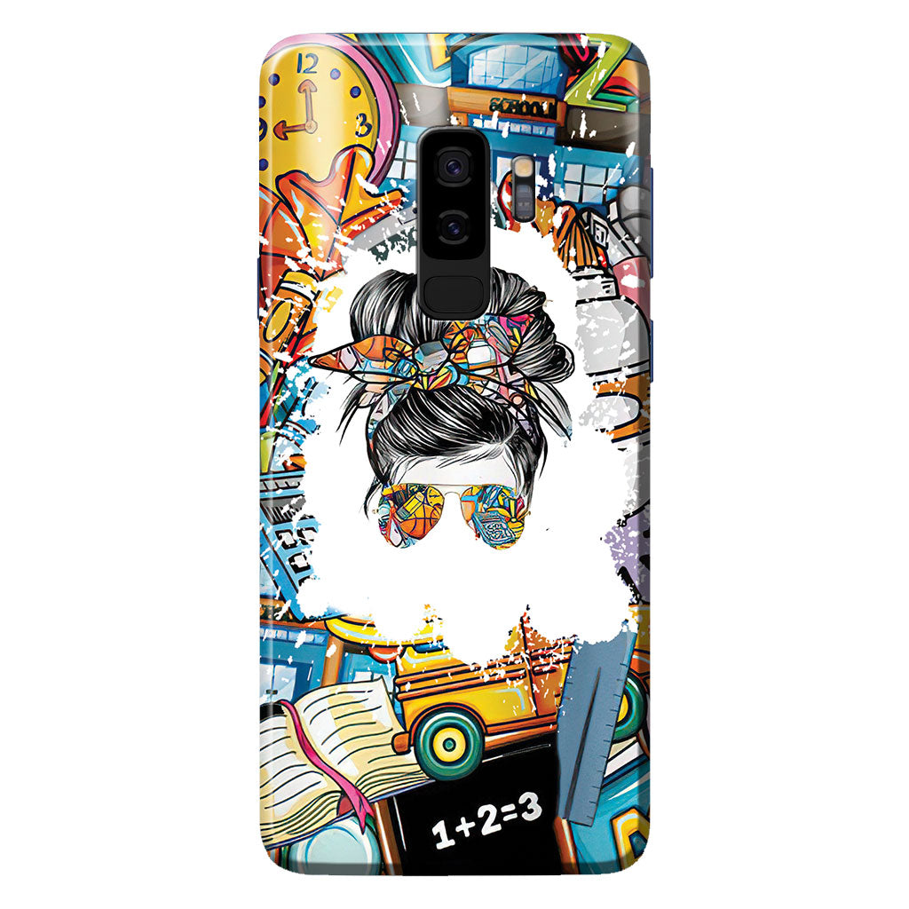 Coque de téléphone personnalisée « Vie d'enseignant »
