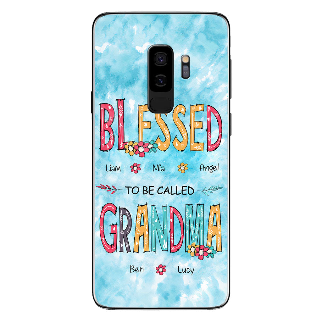 Heureuse d'être appelée grand-mère - Coque de téléphone personnalisée pour grand-mère
