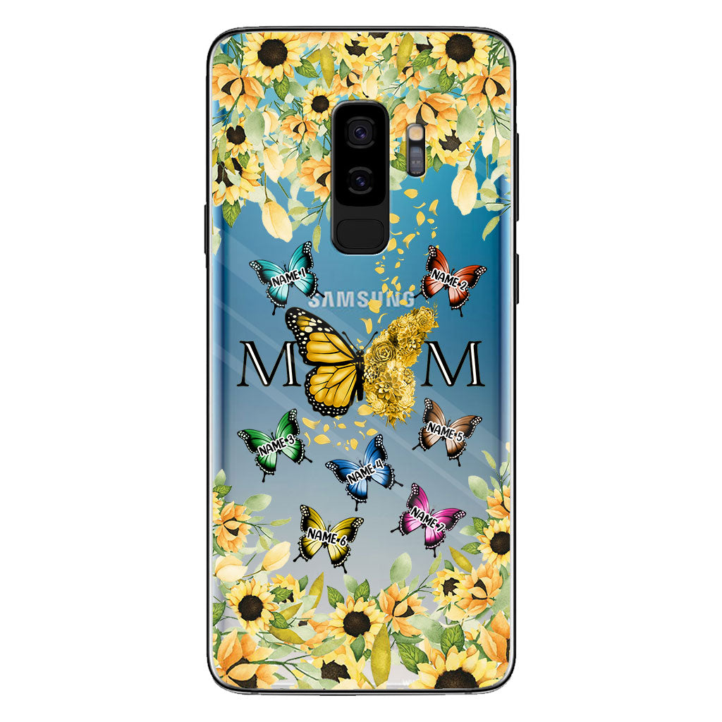 Nous t'aimons - Coque de téléphone transparente personnalisée pour maman
