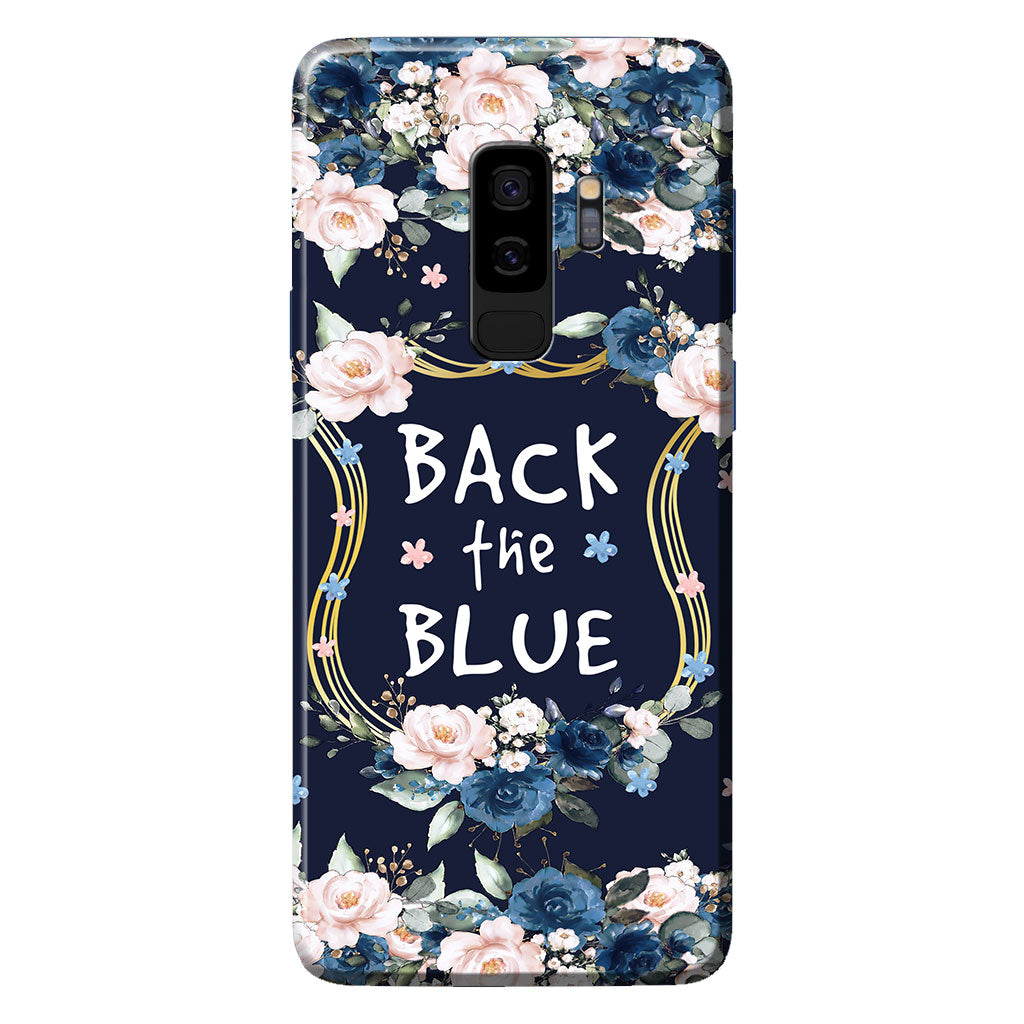 Étui de téléphone pour policier (insigne bleu) 062021