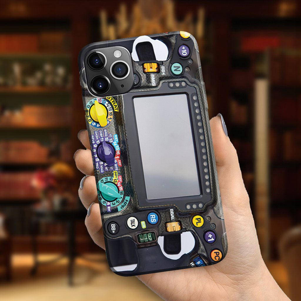 Coque de téléphone imprimée motif volant de course 3D