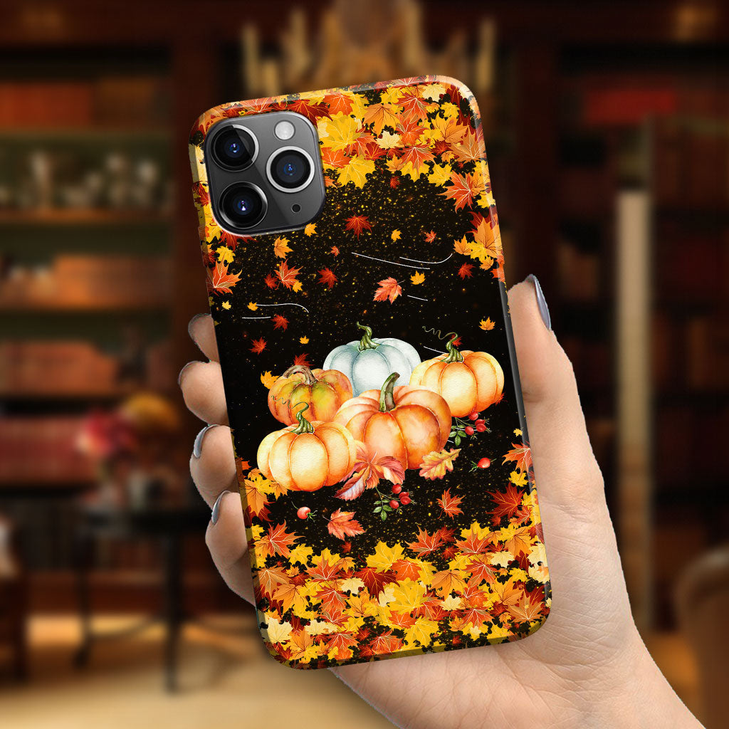 Autumn Cat Personalized Phone Case