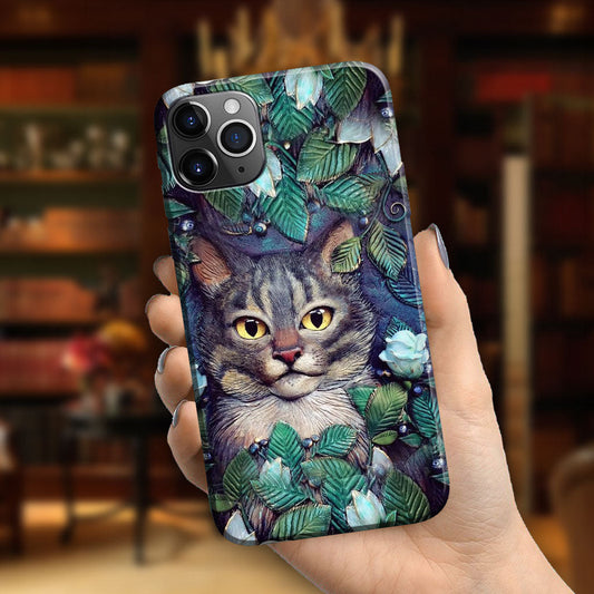Coque de téléphone imprimée en 3D avec des chats amoureux