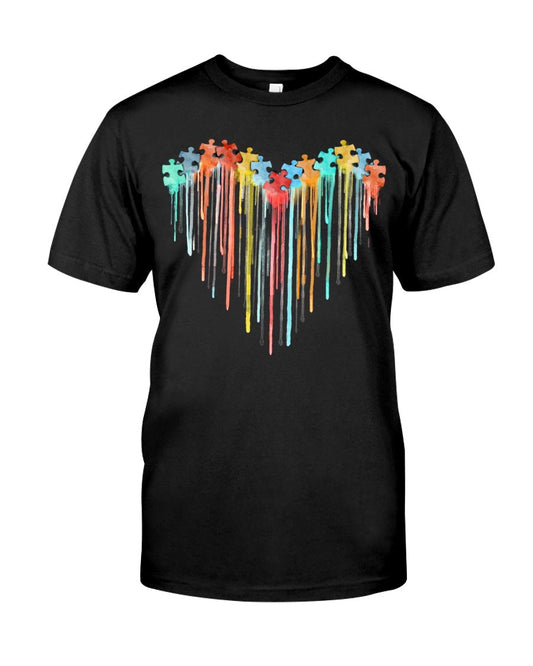 Autism Heart - T-shirt et sweat à capuche de sensibilisation à l'autisme 0520
