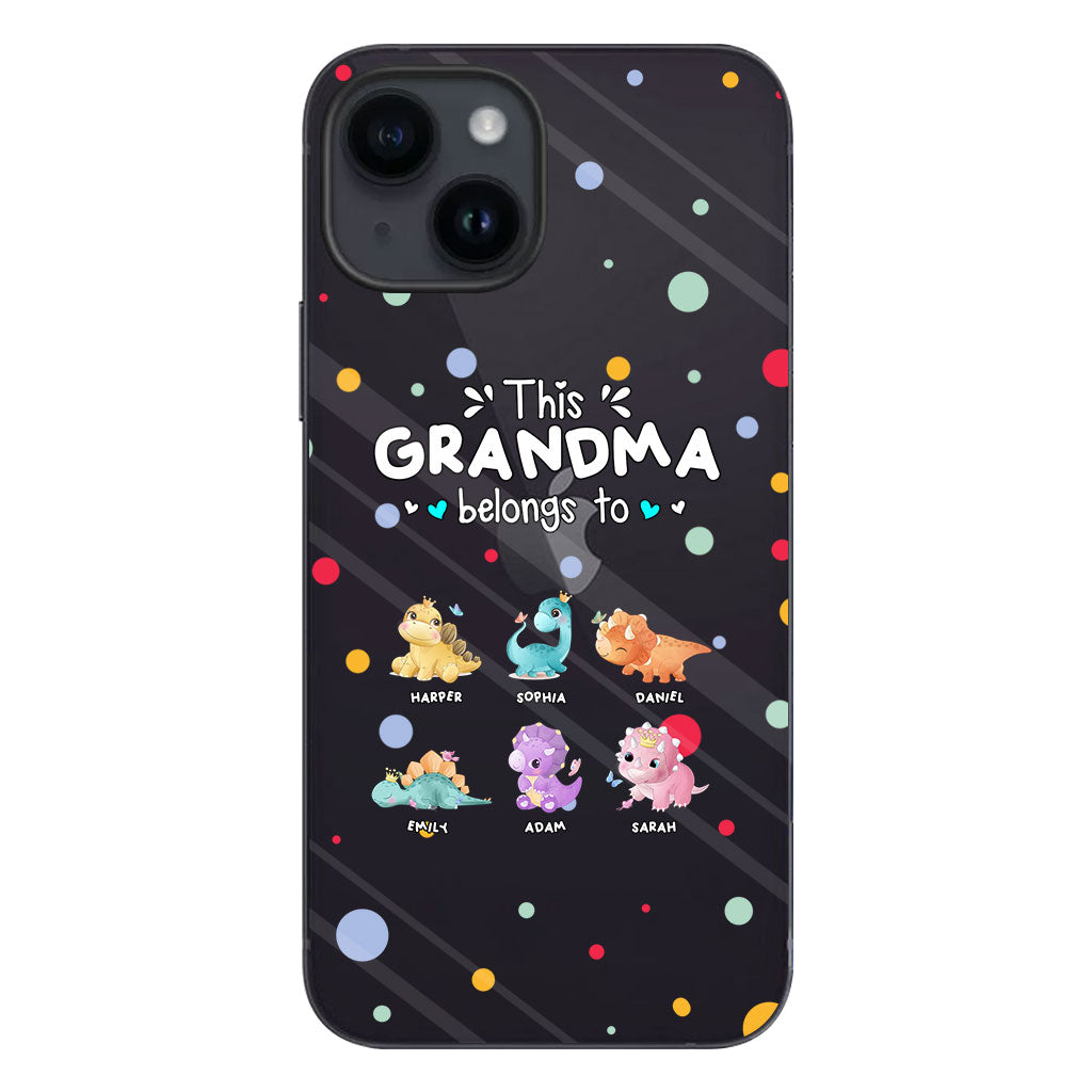Cette coque de téléphone transparente personnalisée est à la disposition de mamie, tante, oncle, papi, maman, papa. Cadeau idéal pour grand-mère, tante, oncle, maman, papa.