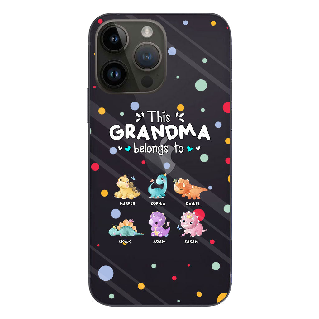 Cette coque de téléphone transparente personnalisée est à la disposition de mamie, tante, oncle, papi, maman, papa. Cadeau idéal pour grand-mère, tante, oncle, maman, papa.